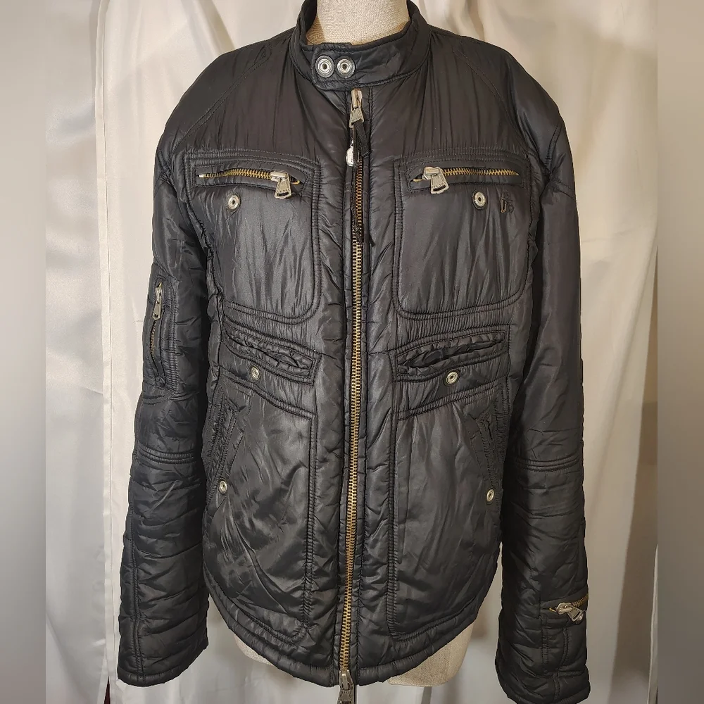 Diesel Light Weight Jacket, Nordstrom's Women ,ZipUp, Black, Zip Pckts, XXL - Picture 1 of 16